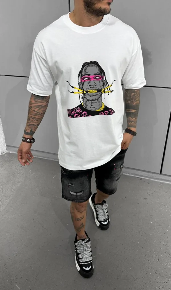 Tricou Black Island Look