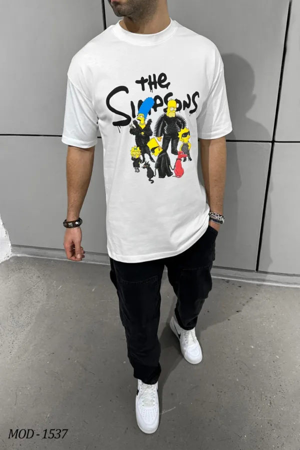 Tricou Black Island Simpsons