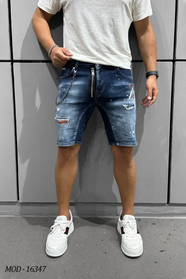 BK.BS-150 Blugi Scurti Black Island Lux 16347