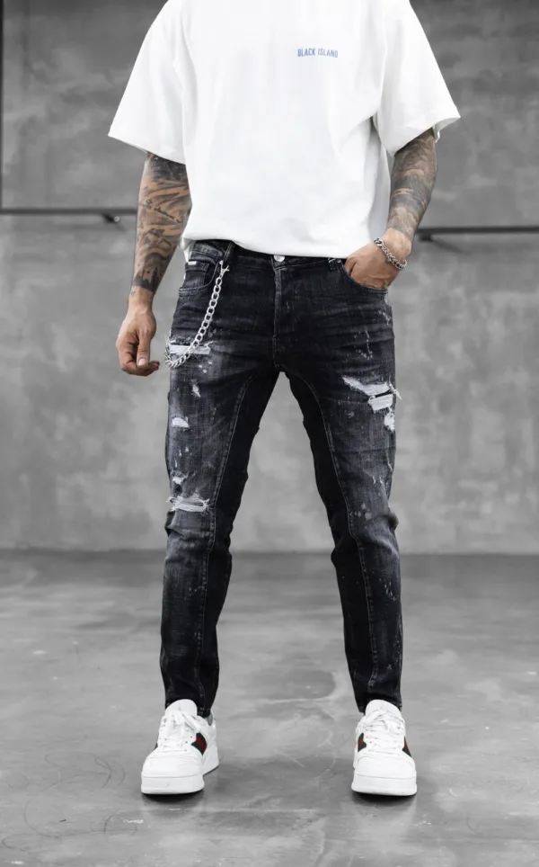 Blugi Black Island Skinny Fit 16416