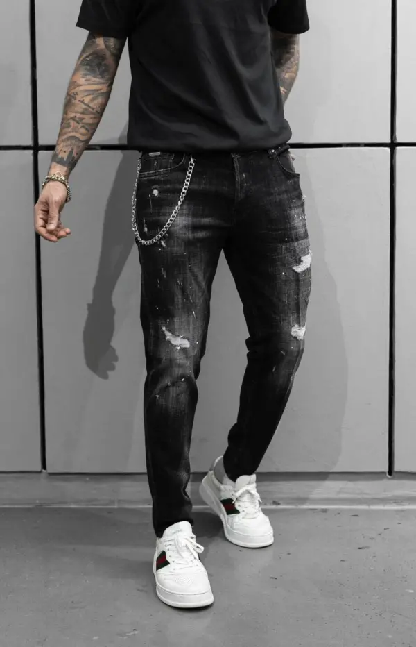 Blugi Black Island Skinny Fit 16644