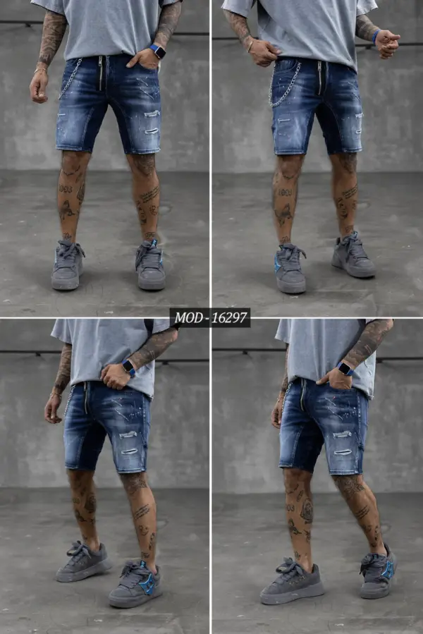 Blugi Scurti Black Island Lux 16297